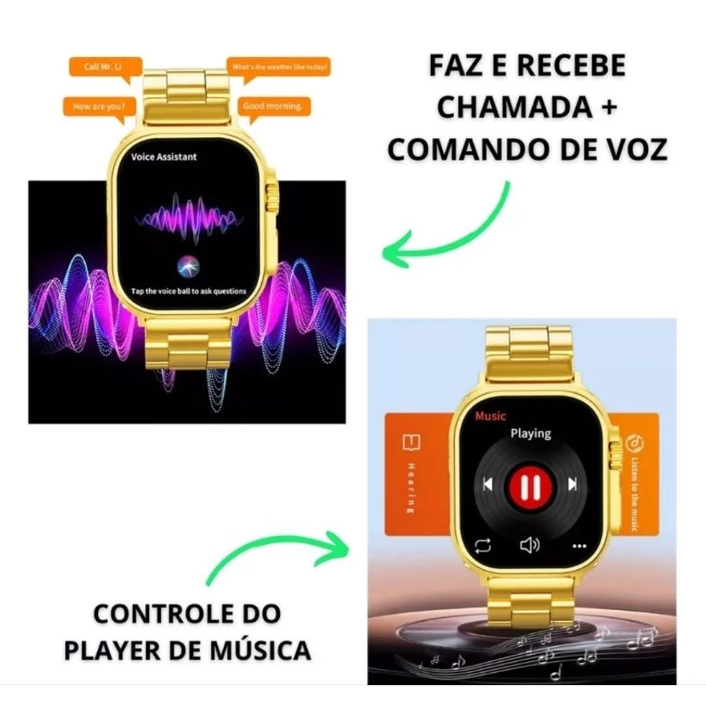 Smartwatch Ultra Pro Gold